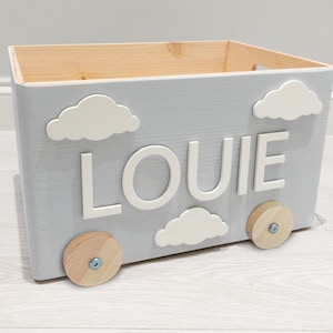Toy Box on Wheels Etsy UK