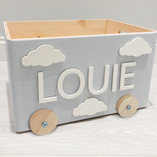 Wooden Toy Box Etsy UK