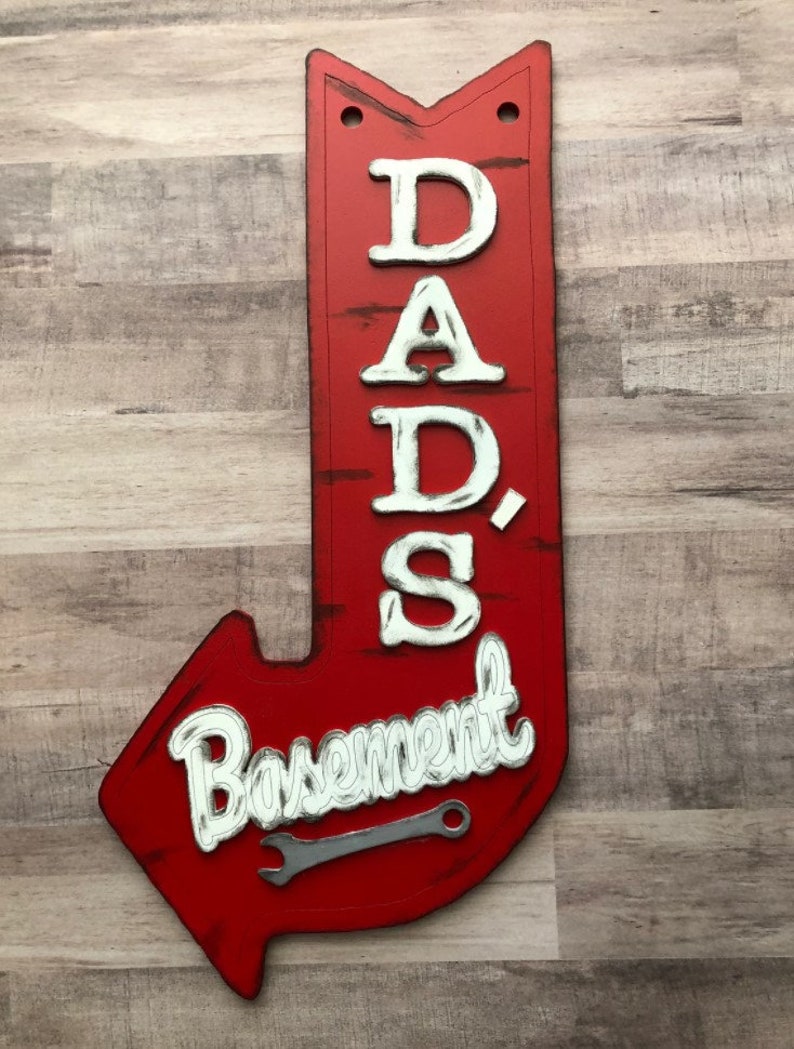 Dad's Garage Sign Papa's Garage Sign Dad's Etsy