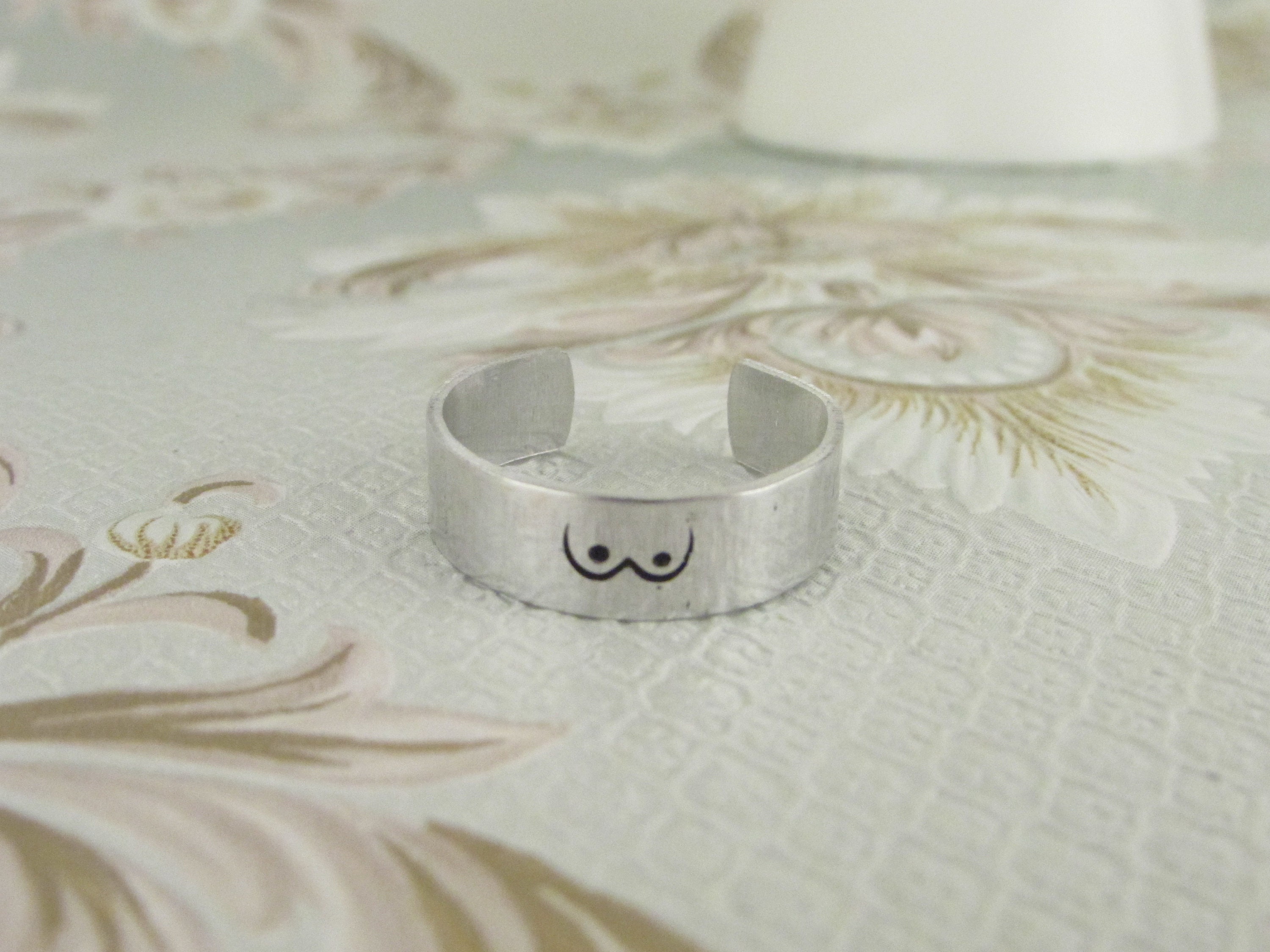 Personalising wedding rings with stamped letters – Louise Mary Designs