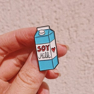 Soy Milk - enamel pin