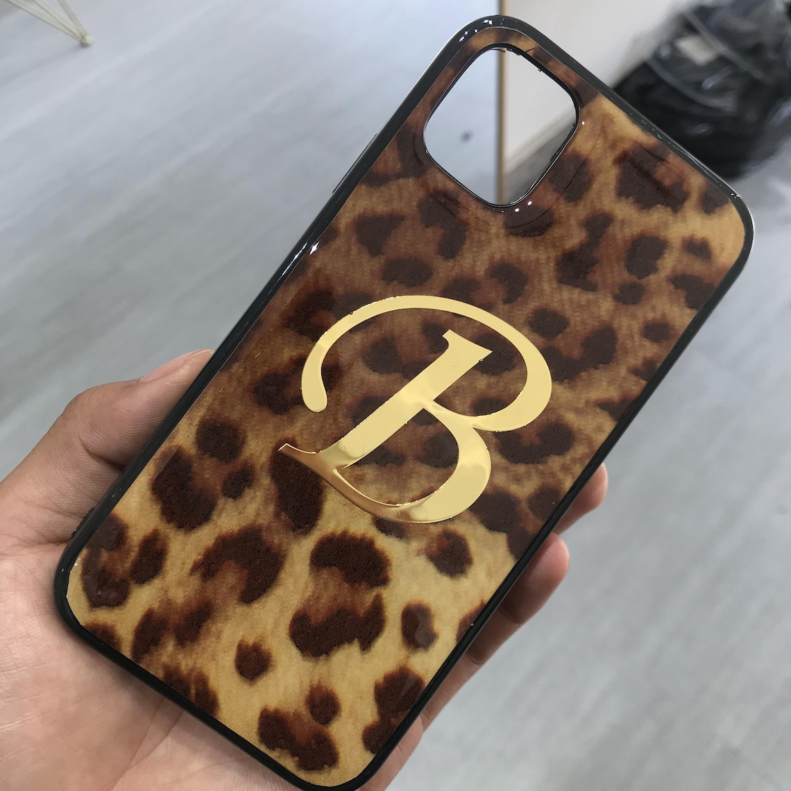 Leopard custom personalized phone case for samsung and iphone Etsy