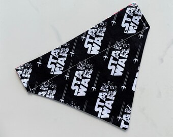 Star Wars Droids BB-8 and D-0 Pet No-Tie Dog Bandana Slip On Over the Collar 