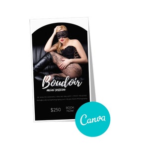 Boudoir Mini Session Marketing Template for Canva, Photography Marketing Template for Photographers V8 STORY