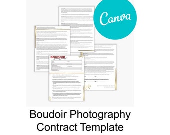 boudoir photography contract template boudoir photography contract template