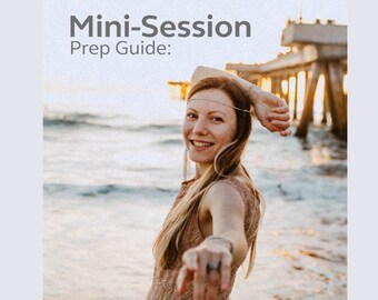 Mini Session Client Guide | Editable Prep Template for Photographers