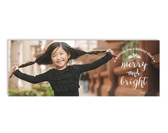 Christmas Facebook Cover Template for Photographers - Merry & Bright