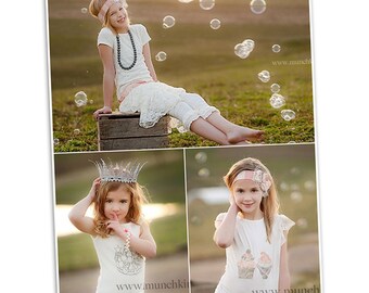 Print Collage Blog Template for Photographers - Bubbly