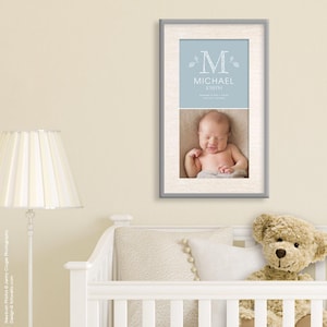 Storyboard Template for Photographers - Newborn Photo Collage - Baby Love 10x20 - BABY MICHAEL