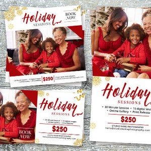 Holiday Session Template for Photographers