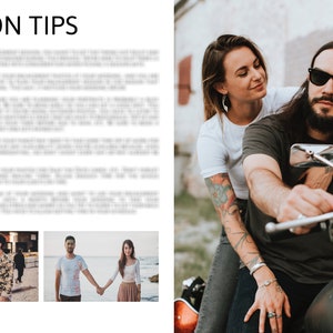 May include: A couple on a motorcycle, the woman is sitting behind the man and has her arms around him. The man is wearing a black t-shirt, sunglasses, and a beard. The woman is wearing a white t-shirt and jeans. They are both smiling.