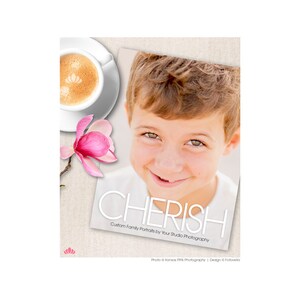Portrait Photographer Client Welcome Guide Studio Magazine for Photoshop, Family Photography Client Guide for Photoshop, Magazine Template