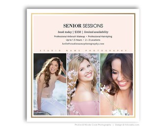 Senior Photography Marketing Template - Digital Marketing Board - Instagram Marketing - MODERN SENIOR 1