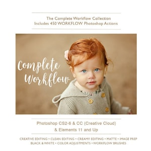 Portrait Photoshop Actions, Complete Workflow Actions for Photographers, Photoshop Actions, Portrait Photography Actions