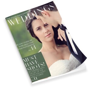 Wedding Magazine Welcome Packet Template {1st Edition} Magazine Template for Photographers