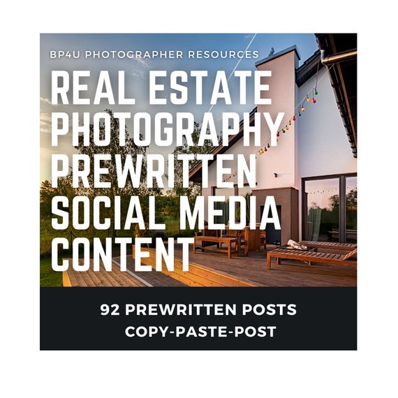 Real Estate Photography Social Media Content (Download Now) 