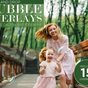 Bubble Overlays for Photographers | Digital Photo Effects | Instant Download