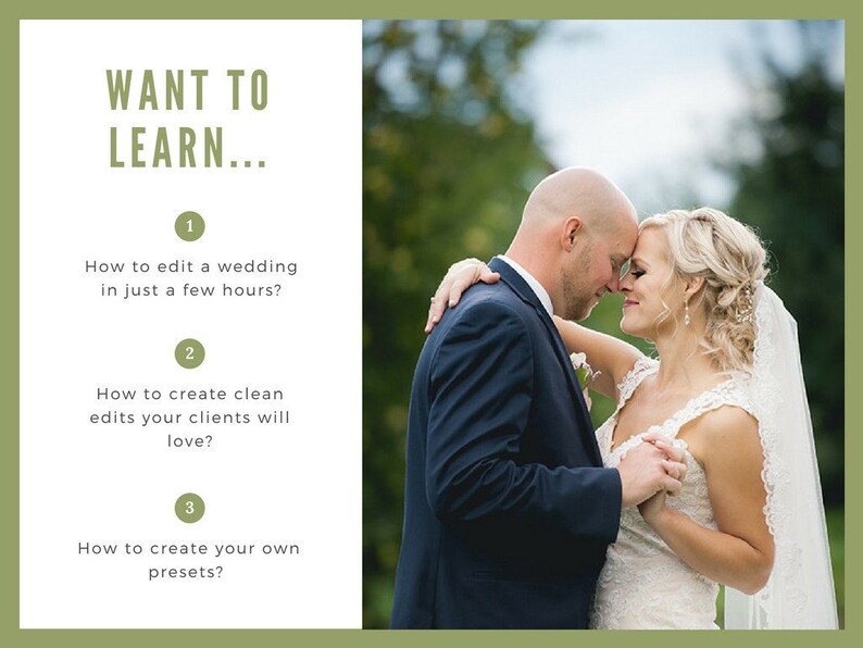 Over 101 Minutes | How to Quickly Edit a Wedding Using Lightroom ...