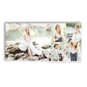 10x20 Photo Collage Storyboard Template - For Photographers - Photoshop Required - STORYLINE