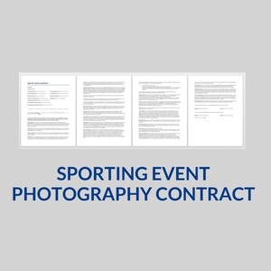 Umowa o sesję fotograficzną na wydarzenia sportowe, wzór umowy o fotografa sportowego, szablon Word