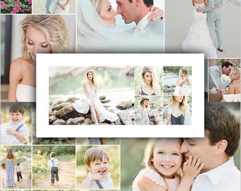 Photo Collage Template - Storyboard - 10x20 Collage - 48 Pack For Photographers - STORYLINE