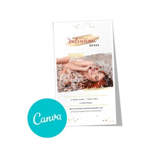 Facebook & Instagram Story Template Valentine Mini Session Boudoir Fotografie Marketing Templates für Fotografen für Canva