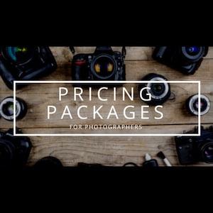 Photography Pricing Template, Photography Pricing Sheets, Photography Pricing Guide