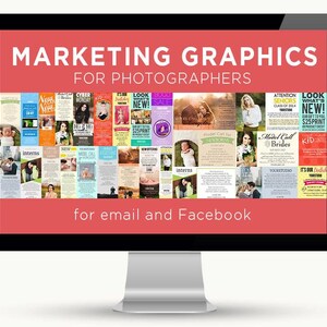 Photography Marketing Graphics for Email and Facebook for Photographers