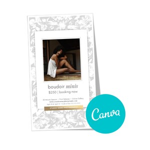 Boudoir Minisessie Marketingsjabloon voor Canva, Fotografiemarketingsjabloon voor fotografen V3 VERHAAL