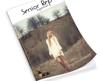 Senior Rep Programm Willkommenspaket, Magazin Vorlage, Senior Infulencer Guide, Fotografie Marketing, PSD Datei, Senior Model