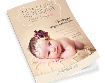 Newborn Magazine Welcome Packet Magazine Template {1st Edition} For Photographers
