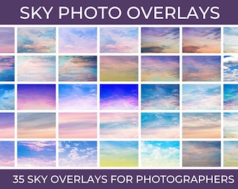 Superposiciones de fotos de cielo, superposiciones para fotógrafos, superposiciones de fotos de Photoshop, superposiciones de fotos de países, colección 2