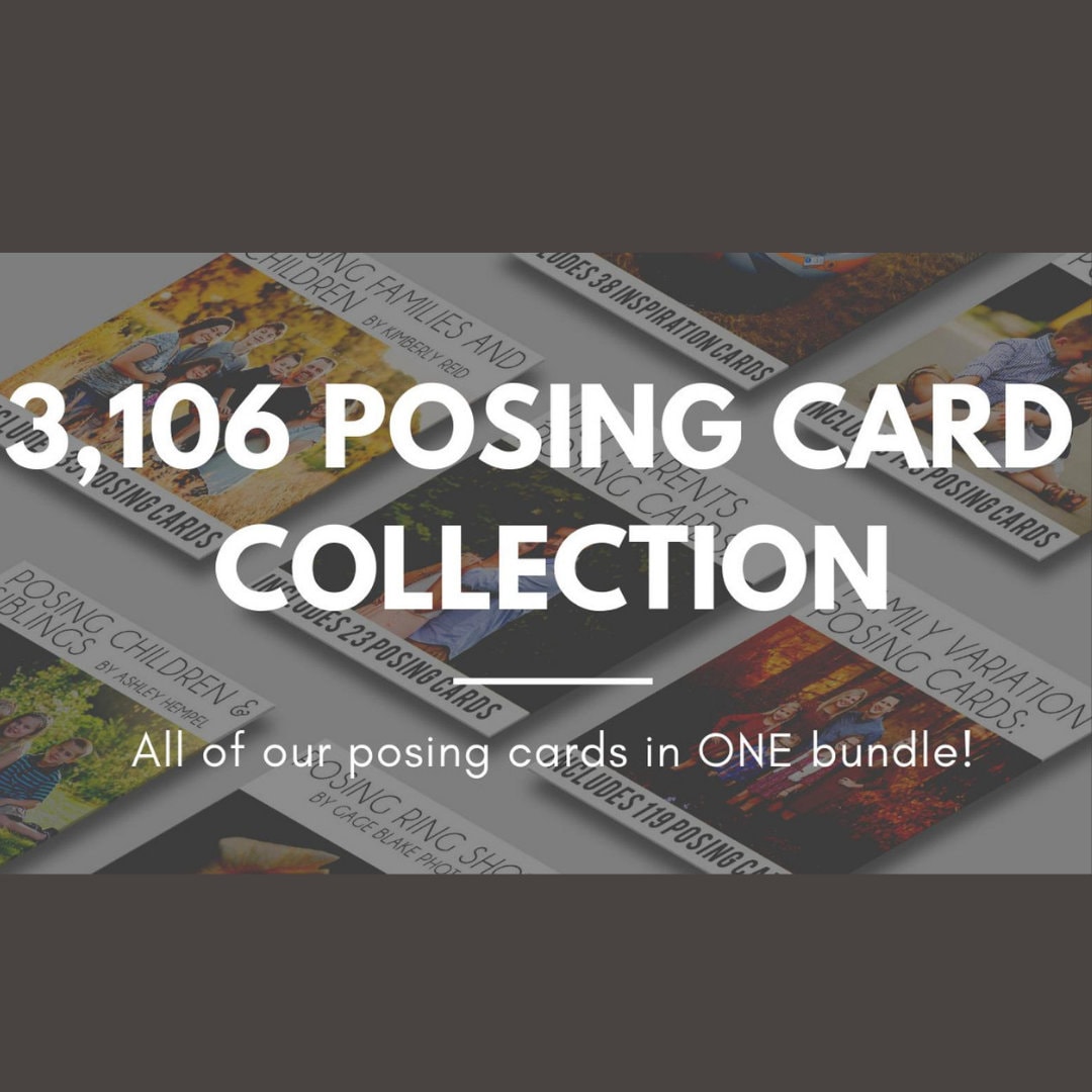 Photography Posing Cards, Portrait Posing Cards, Family Photography