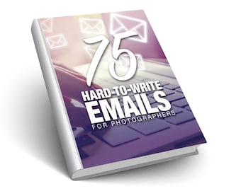 75 modelli di email per fotografi, script di comunicazione con i clienti, moduli aziendali, documenti Word modificabili, email difficili