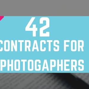 Photography Contract Bundle | 42 Editable Templates for Photographers | Word & PDF Forms