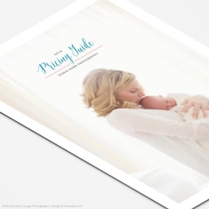 Photography Pricing Template, Photography Pricing Sheets, Photography Pricing Guide for Newborn Photographers
