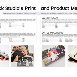 Photography Pricing Template, Photography Pricing Sheets, Photography Pricing Guide for Photographers