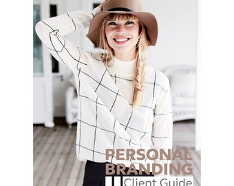 Personal Branding Client Guide | Editable Magazine Template for Photographers | Session Prep Guide | Magazine Template