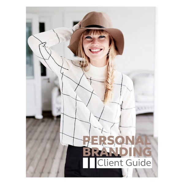 Personal Branding Photography Client Guide | Session Prep Guide | Magazine Template {Version 2} for Photographers