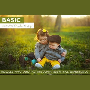 Basic Photoshop Actions Made Easy for Photographers, Portrait Photoshop Photoshop Actions