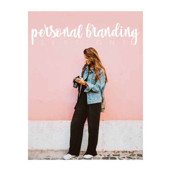 Personal Branding Photography Client Guide & Session Planning Guide, Magazine Template for Photographers