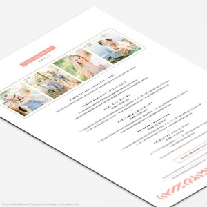 Photography Pricing Template, Photography Pricing Sheets, Photography Pricing Guide for Photographers