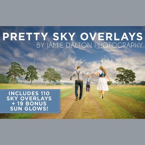 Pretty Sky Overlays and Sun Glows for Photographers