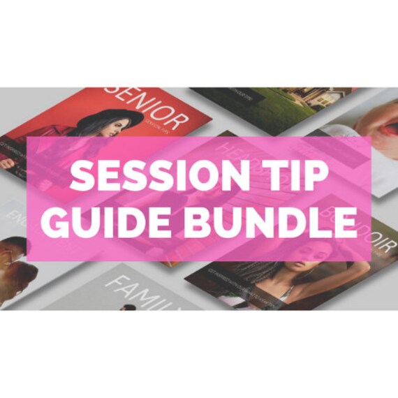 9 Photography Client Guide Templates, Session Tip Bundle, Prewritten Photographer Welcome Pack, Newborn Family Wedding PSD