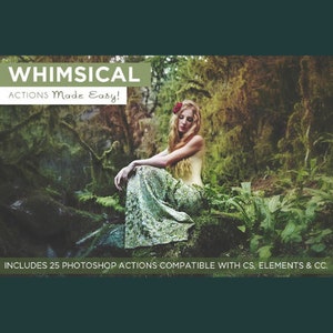 Whimsical Photography Photoshop Actions for Photographers, Portrait Photoshop Actions