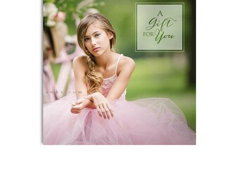 Photography Gift Certificate Template - 5x5 Photoshop Template