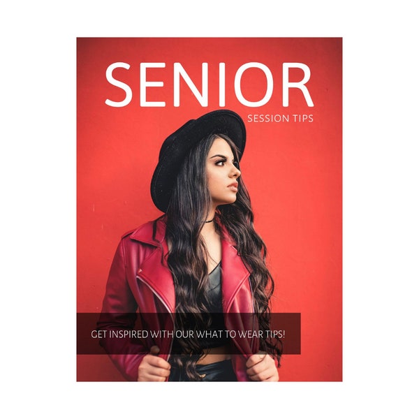 Senior Photography Session Prep Guide, Senior Client Guide for Photographers