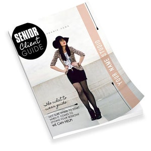 Senior Welcome Guide, Photography Magazine Template, Price Guide, Pricing Template, Photoshop Marketing Template, Magazine for Photographers