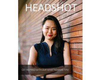 Headshot Photography Client Guide | Session Prep Tips & Printable Template, Photoshop Template