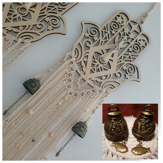 Pearl Blossom Wall Hamsa Pearl Blossom Wall Hamsa